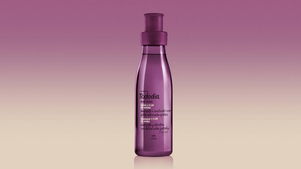 Body Splash da Natura de Romã e Flor de Amora