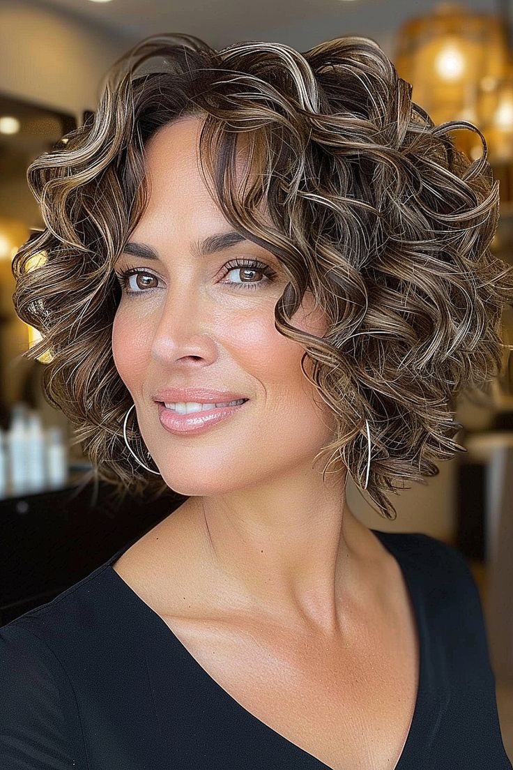 short bob ondulado corte de cabelo curto