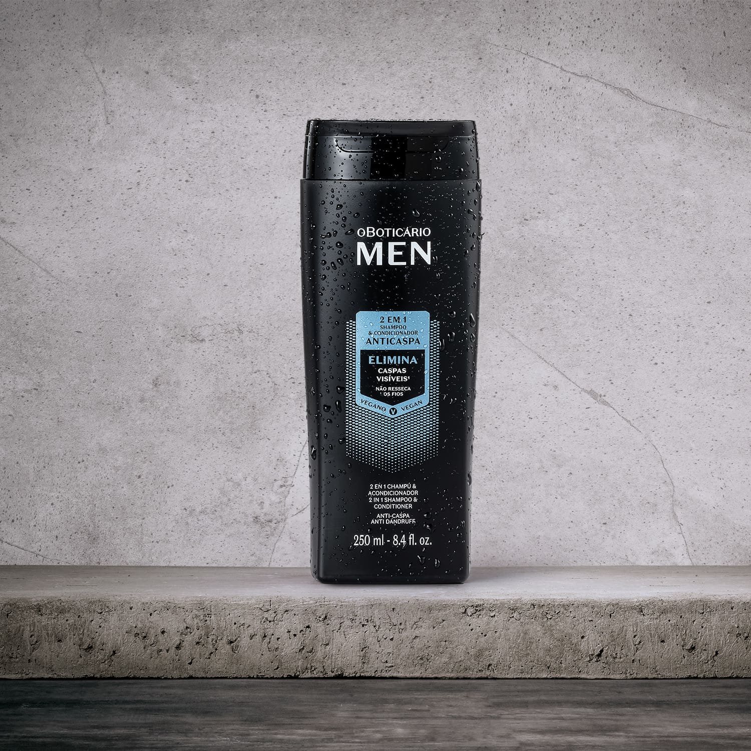 Shampoo E Condicionador Anticaspa 2 em 1 Men