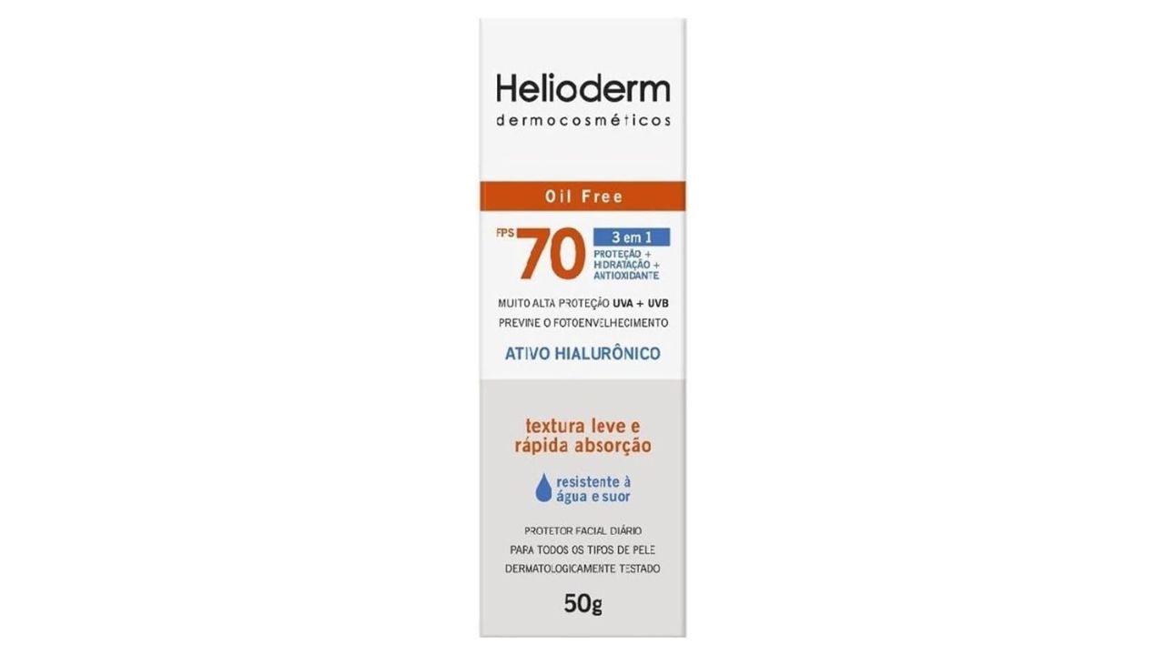 Protetor solar da Helioderm