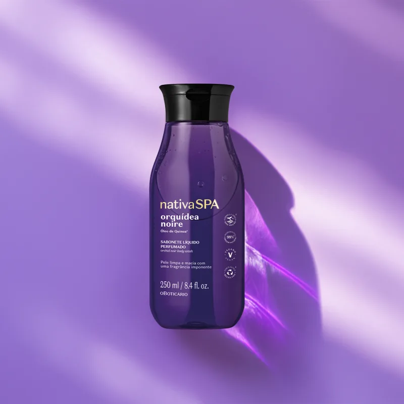 Sabonete Líquido Perfumado Nativa Spa Orquídea Noire